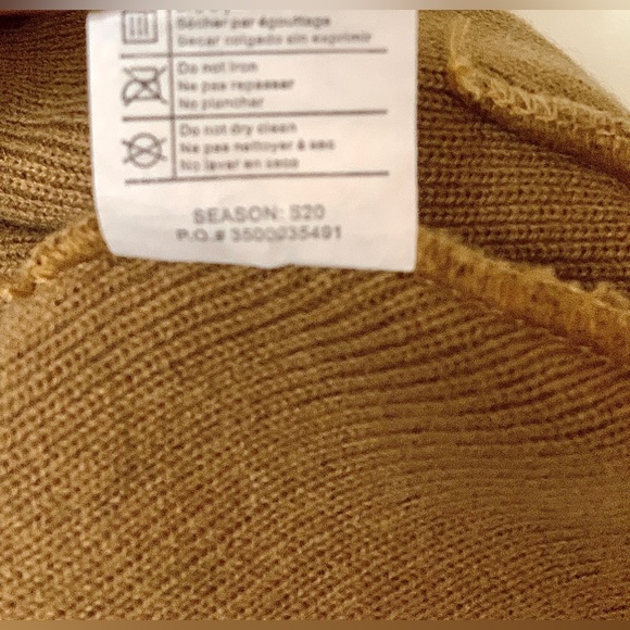 Adult Unisex One Size 100% Acrylic Cuffed CARHARTT Watch Cap Beige Tan Beanie - Picture 8 of 9